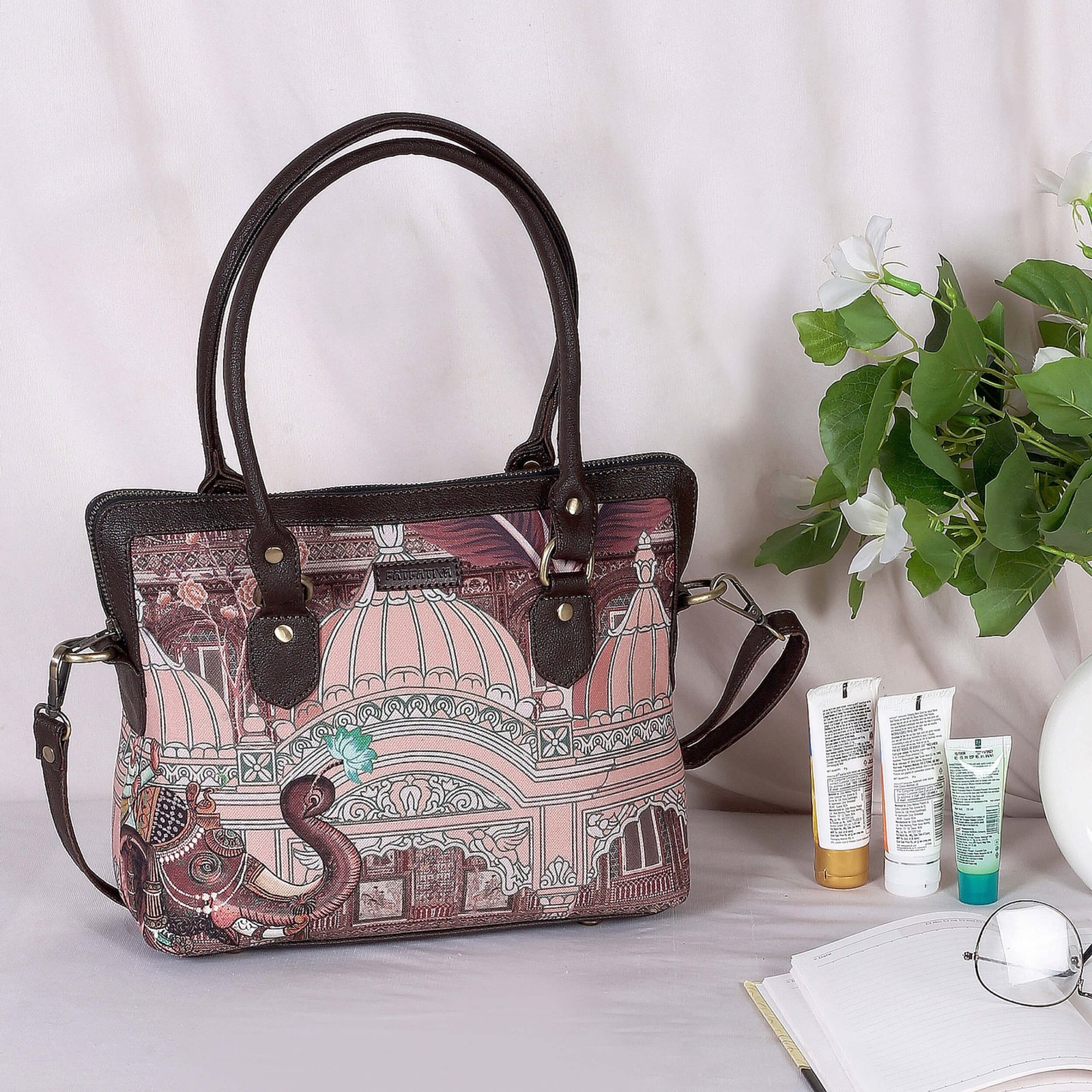 Amber Fort Elephant Art Teacher Bag