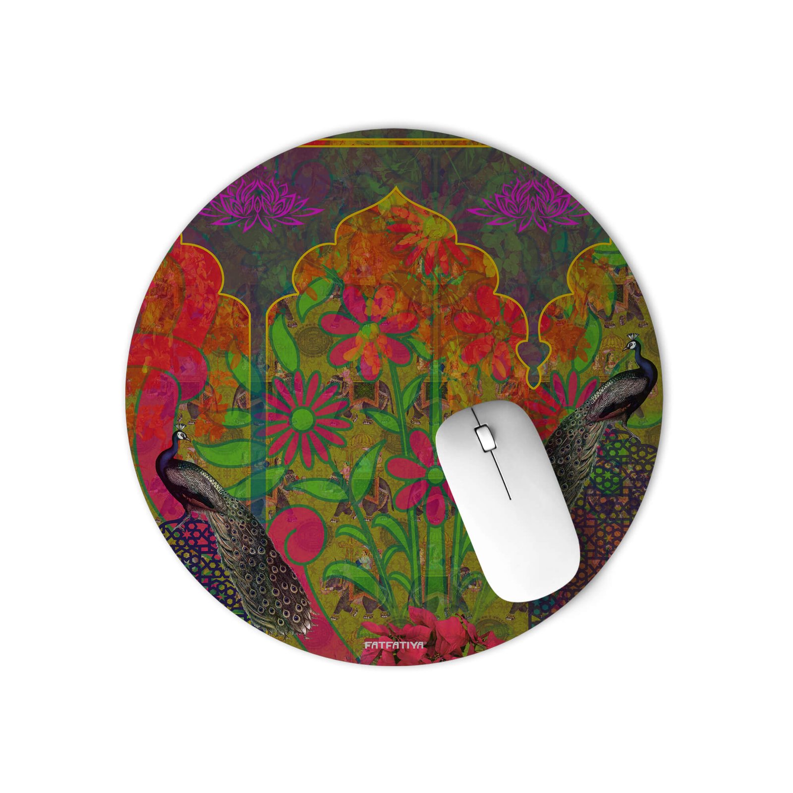 Two Beautiful Peacock Mouse Pad