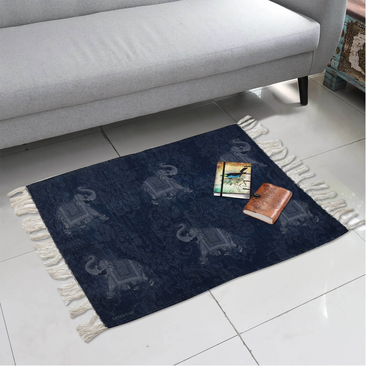Jaipuri Elephant Recycled Pet Rug