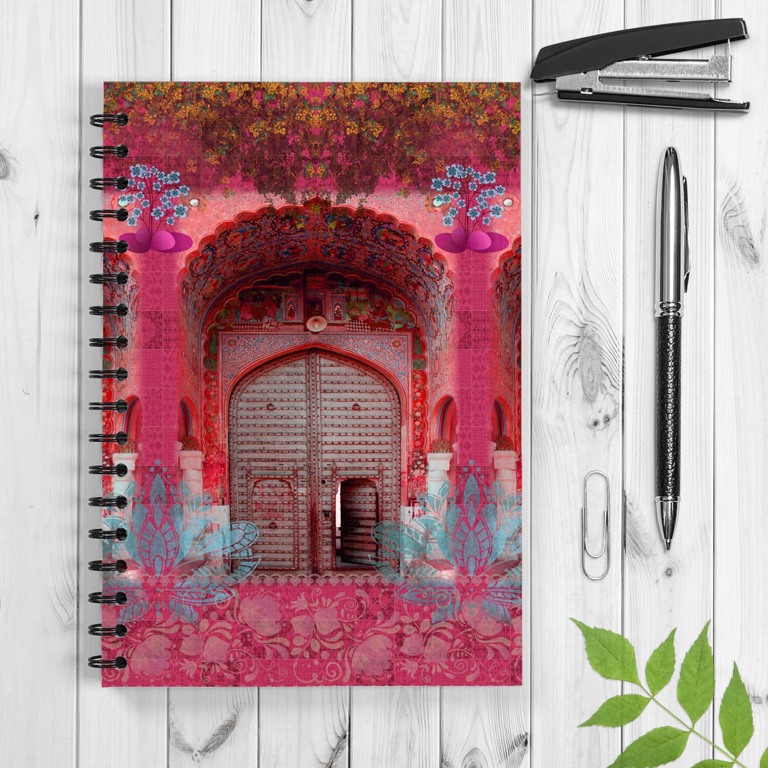 Pink Royal Door Spiral Notebook
